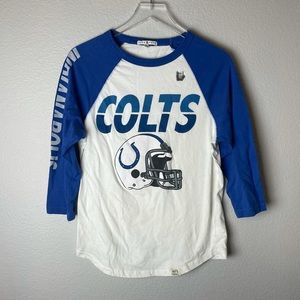 Junk Food Indianapolis Colts Raglan Tee Size Small